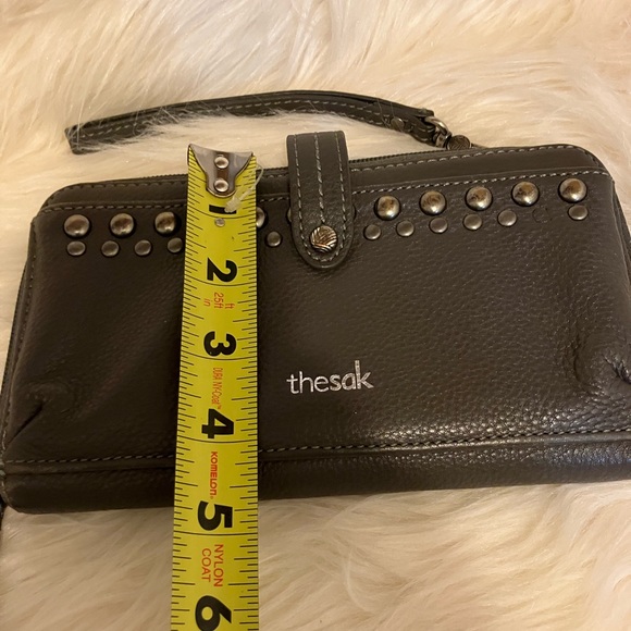 The Sak Gray Wallet with Stud Accents - Picture 3 of 6